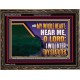HEAR ME O LORD I WILL KEEP THY STATUTES  Bible Verse Wooden Frame Art  GWGLORIOUS12162  