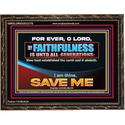 O LORD THOU HAST ESTABLISHED THE EARTH AND IT ABIDETH  Large Scriptural Wall Art  GWGLORIOUS12178  "45X33"