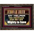 JEHOVAH JIREH MY HELPER THE PROVIDER FOR MY LIFE  Unique Power Bible Wooden Frame  GWGLORIOUS12249  "45X33"