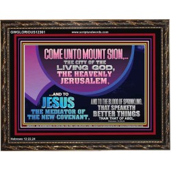 CITY OF THE LIVING GOD THE HEAVENLY JERUSALEM  Unique Power Bible Picture  GWGLORIOUS12361  "45X33"