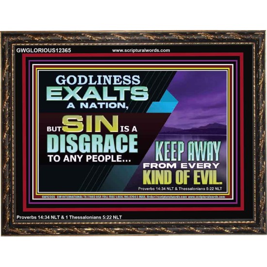 SIN IS A DISGRACE TO ANY PEOPLE KEEP AWAY FROM EVERY KIND OF EVIL  Church Picture  GWGLORIOUS12365  