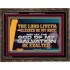 THE LORD LIVETH BLESSED BE MY ROCK  Righteous Living Christian Wooden Frame  GWGLORIOUS12372  "45X33"
