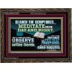 SEARCH THE SCRIPTURES MEDITATE THEREIN DAY AND NIGHT  Unique Power Bible Wooden Frame  GWGLORIOUS12379  