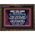 HE PRESERVETH THE SOULS OF HIS SAINTS  Ultimate Power Wooden Frame  GWGLORIOUS12380  "45X33"