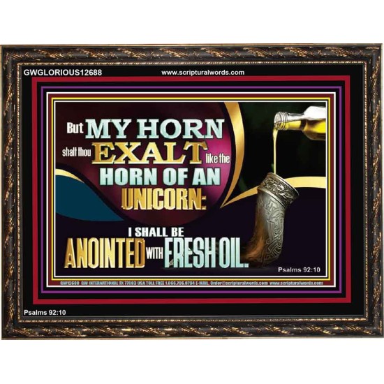 THE HORN OF AN UNICORN  Bible Verses Art Prints  GWGLORIOUS12688  