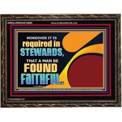 BE FOUND FAITHFUL  Scriptural Wall Art  GWGLORIOUS12693  "45X33"