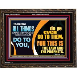 THE LAW AND THE PROPHETS  Scriptural Décor  GWGLORIOUS12695  "45X33"