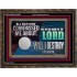 IN THE NAME OF THE LORD WILL I DESTROY THEM  Biblical Paintings Wooden Frame  GWGLORIOUS12966  "45X33"