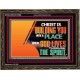 A PLACE WHERE GOD LIVES THROUGH THE SPIRIT  Contemporary Christian Art Wooden Frame  GWGLORIOUS12968  