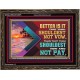 BETTER IS IT THAT THOU SHOULDEST NOT VOW  Biblical Art Wooden Frame  GWGLORIOUS12975  