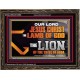 THE LION OF THE TRIBE OF JUDA CHRIST JESUS  Ultimate Inspirational Wall Art Wooden Frame  GWGLORIOUS12993  