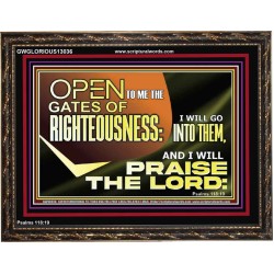 OPEN TO ME THE GATES OF RIGHTEOUSNESS  Children Room Décor  GWGLORIOUS13036  "45X33"
