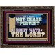 WILT THOU NOT CEASE TO PERVERT THE RIGHT WAYS OF THE LORD  Righteous Living Christian Wooden Frame  GWGLORIOUS13061  