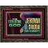 EVERLASTING GOD JEHOVAH EL SHADDAI GOD ALMIGHTY   Christian Artwork Glass Wooden Frame  GWGLORIOUS13101  "45X33"