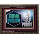 JEHOVAH SHALOM GOD OF MY PRAISE  Christian Wall Art  GWGLORIOUS13121  