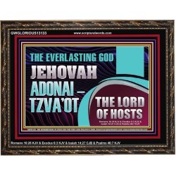 THE EVERLASTING GOD JEHOVAH ADONAI  TZVAOT THE LORD OF HOSTS  Contemporary Christian Print  GWGLORIOUS13133  "45X33"