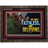BE NOT FAITHLESS BUT BELIEVING  Ultimate Inspirational Wall Art Wooden Frame  GWGLORIOUS9539  "45X33"