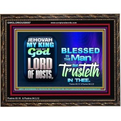 THE MAN THAT TRUSTETH IN THE LORD  Unique Power Bible Picture  GWGLORIOUS9557  "45X33"