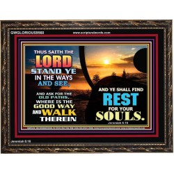 STAND YE IN THE WAYS OF JESUS CHRIST  Eternal Power Picture  GWGLORIOUS9560  "45X33"