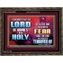 FEAR THE LORD WITH TREMBLING  Ultimate Power Wooden Frame  GWGLORIOUS9567  "45X33"