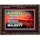 MY GOD THOU ART VERY GREAT  Church Wooden Frame  GWGLORIOUS9579  