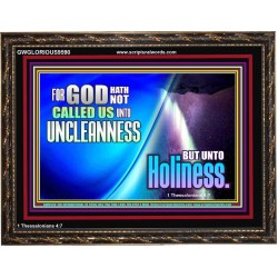 CALL UNTO HOLINESS  Sanctuary Wall Wooden Frame  GWGLORIOUS9590  "45X33"