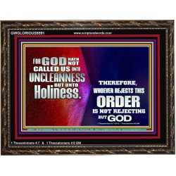 ACCEPTANCE OF DIVINE AUTHORITY KEY TO ETERNITY  Home Art Wooden Frame  GWGLORIOUS9591  