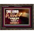 THE LORD GAVE THE WORD  Bathroom Wall Art  GWGLORIOUS9604  "45X33"