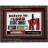 WHOSOEVER BELIEVETH ON HIM SHALL NOT BE ASHAMED  Contemporary Christian Wall Art  GWGLORIOUS9917  "45X33"