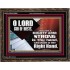 THOU HAST A MIGHTY ARM LORD OF HOSTS   Christian Art Wooden Frame  GWGLORIOUS9981  "45X33"