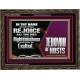 EXALTED IN THY RIGHTEOUSNESS  Bible Verse Wooden Frame  GWGLORIOUS9984  