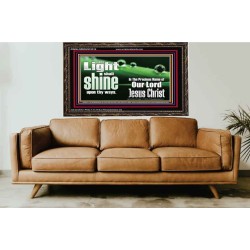 THE LIGHT SHINE UPON THEE  Custom Wall Décor  GWGLORIOUS10314  "45X33"