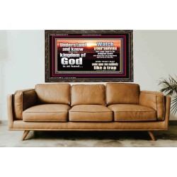 BEWARE OF THE CARE OF THIS LIFE  Unique Bible Verse Wooden Frame  GWGLORIOUS10317  "45X33"