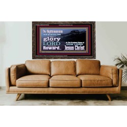 THE GLORY OF THE LORD WILL BE UPON YOU  Custom Inspiration Scriptural Art Wooden Frame  GWGLORIOUS10320  "45X33"