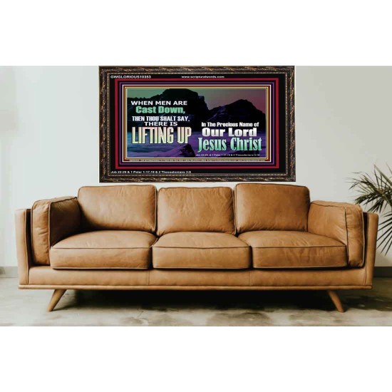 THOU SHALL SAY LIFTING UP  Ultimate Inspirational Wall Art Picture  GWGLORIOUS10353  