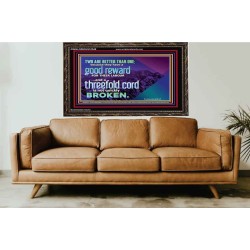 TWO ARE BETTER THAN ONE  Contemporary Christian Wall Art Wooden Frame  GWGLORIOUS10548  "45X33"