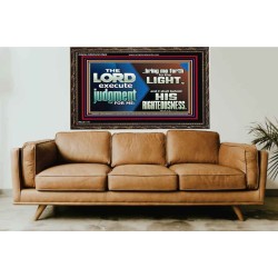 BRING ME FORTH TO THE LIGHT O LORD JEHOVAH  Scripture Art Prints Wooden Frame  GWGLORIOUS10563  "45X33"