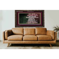 FOLLOW RIGHTEOUSNESS  Scriptural Wall Art  GWGLORIOUS10575  "45X33"