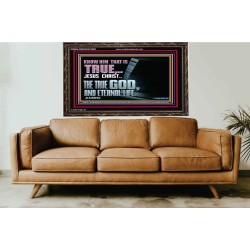 JESUS CHRIST THE TRUE GOD AND ETERNAL LIFE  Christian Wall Art  GWGLORIOUS10581  "45X33"