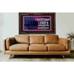 WHO CAN STRETCH FORTH HIS HAND AGAINST THE LORD'S ANOINTED  Unique Scriptural ArtWork  GWGLORIOUS10604  "45X33"