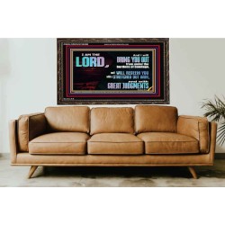 COME OUT FROM THE BURDENS OF BONDAGE  Art & Décor Wooden Frame  GWGLORIOUS10620B  "45X33"