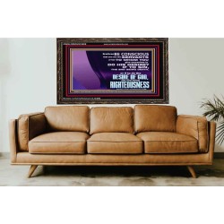 DOING THE DESIRE OF GOD LEADS TO RIGHTEOUSNESS  Bible Verse Wooden Frame Art  GWGLORIOUS10628  "45X33"
