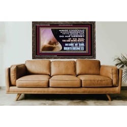 GIVE YOURSELF TO DO THE DESIRES OF GOD  Inspirational Bible Verses Wooden Frame  GWGLORIOUS10628B  "45X33"