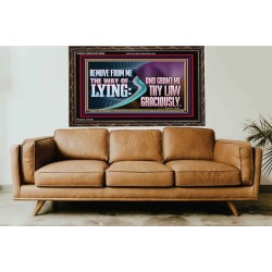 GRANT ME THY LAW GRACIOUSLY  Unique Scriptural Wooden Frame  GWGLORIOUS10690  "45X33"