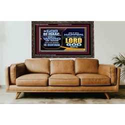 THE WORD OF THE LORD IS CERTAIN AND IT WILL HAPPEN  Modern Christian Wall Décor  GWGLORIOUS10780  "45X33"