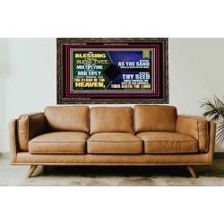 IN BLESSING I WILL BLESS THEE  Unique Bible Verse Wooden Frame  GWGLORIOUS12150  "45X33"