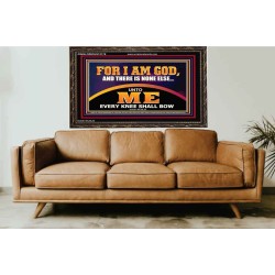 UNTO ME EVERY KNEE SHALL BOW  Scripture Wall Art  GWGLORIOUS12176  "45X33"