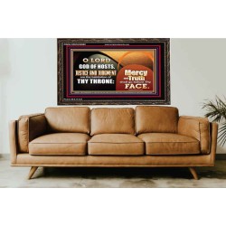 MERCY AND TRUTH SHALL GO BEFORE THEE O LORD OF HOSTS  Christian Wall Art  GWGLORIOUS9982  "45X33"