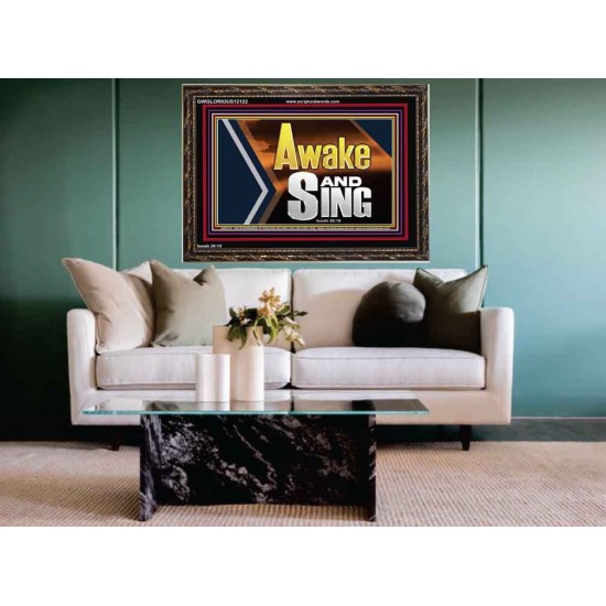 AWAKE AND SING  Affordable Wall Art  GWGLORIOUS12122  
