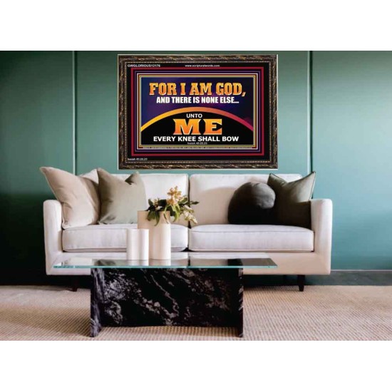 UNTO ME EVERY KNEE SHALL BOW  Scripture Wall Art  GWGLORIOUS12176  